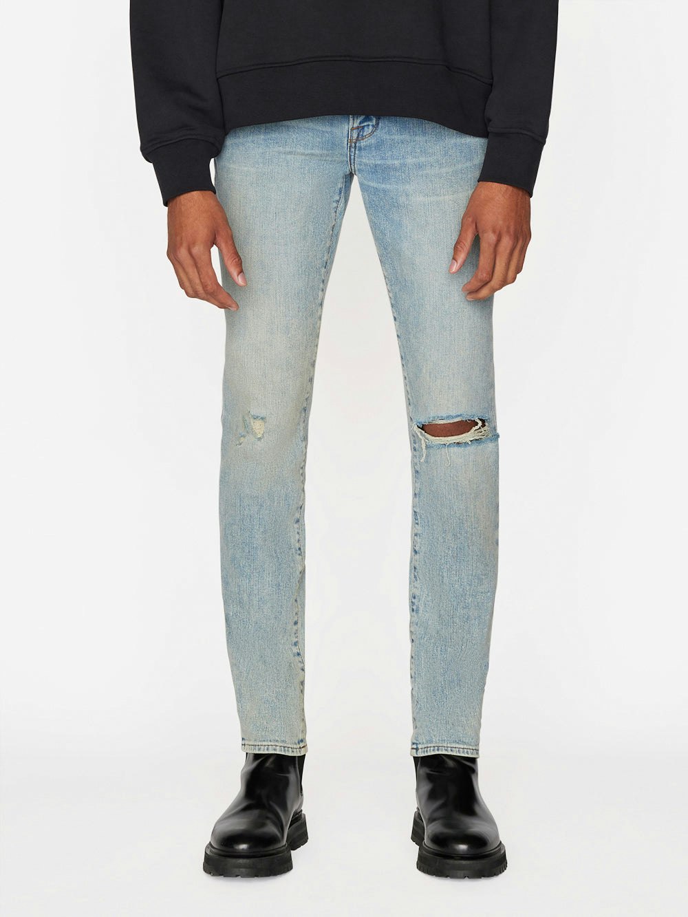 jeans front view